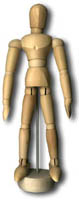 Model Doll Mini UNISEX 15cm (Deleter Wooden Mannequins)