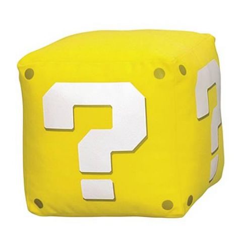  Nintendo: Super Mario - Question ''?'' Box Plush w/ Sound