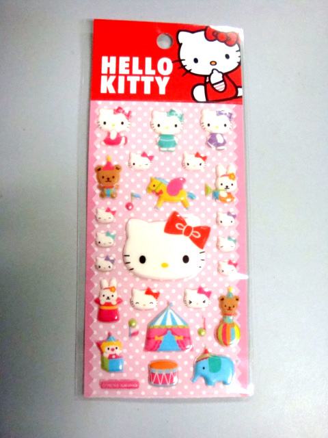 Hello Kitty Sticker - Circus (Soft Cushoned)