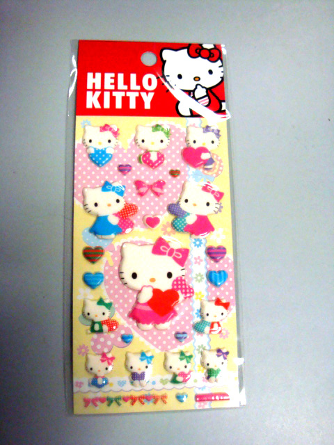 Hello Kitty Sticker - Heart (Soft Cushoned)