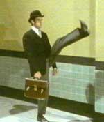 John Cleese walks like that.