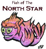 anime club logo: Fish of North Star