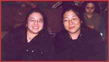 President Angela Wang and Head Librarian Angela Cho