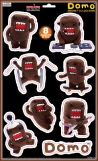 Domo-Kun - Domo of All Trades Collection Magnet: (Sheet of 8) (Character Goods)